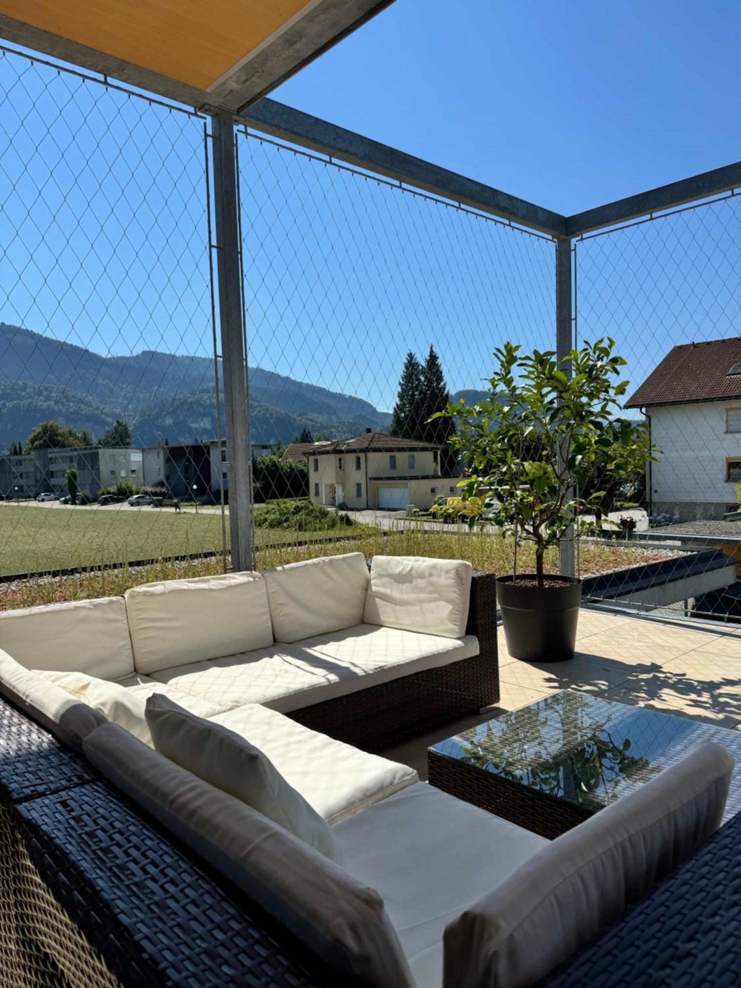 Architektenhaus Rhaa Mit Terrassen Altach Kültér fotó