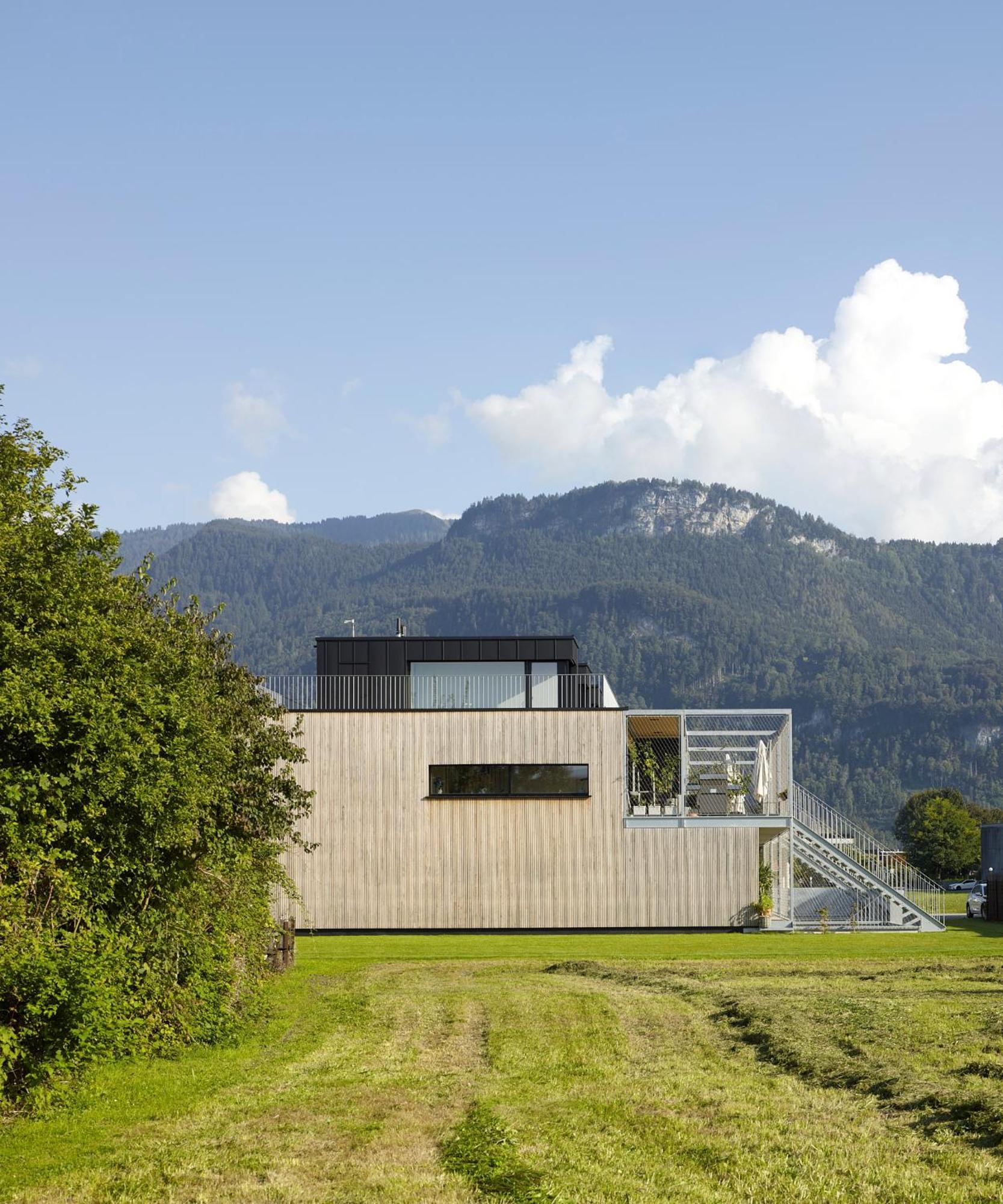 Architektenhaus Rhaa Mit Terrassen Villa Altach Kültér fotó